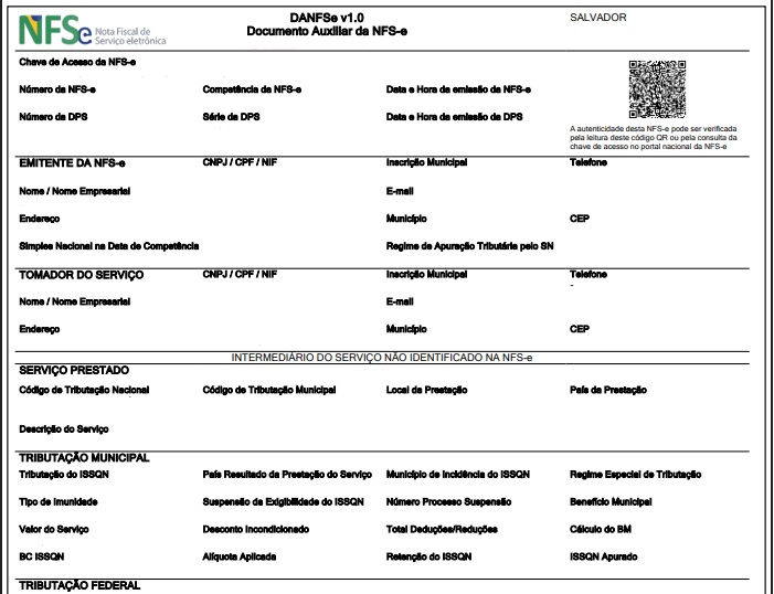 Exemplo NFS-e